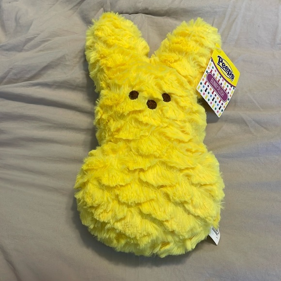 Peeps Bunny Plush in Yellow NWT - Picture 1 of 4